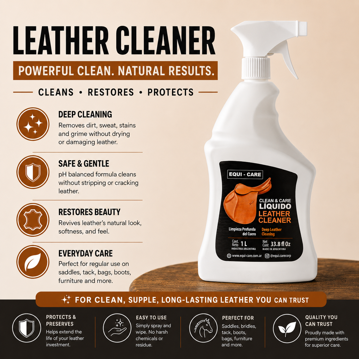 Leather Cleaner 34oz
