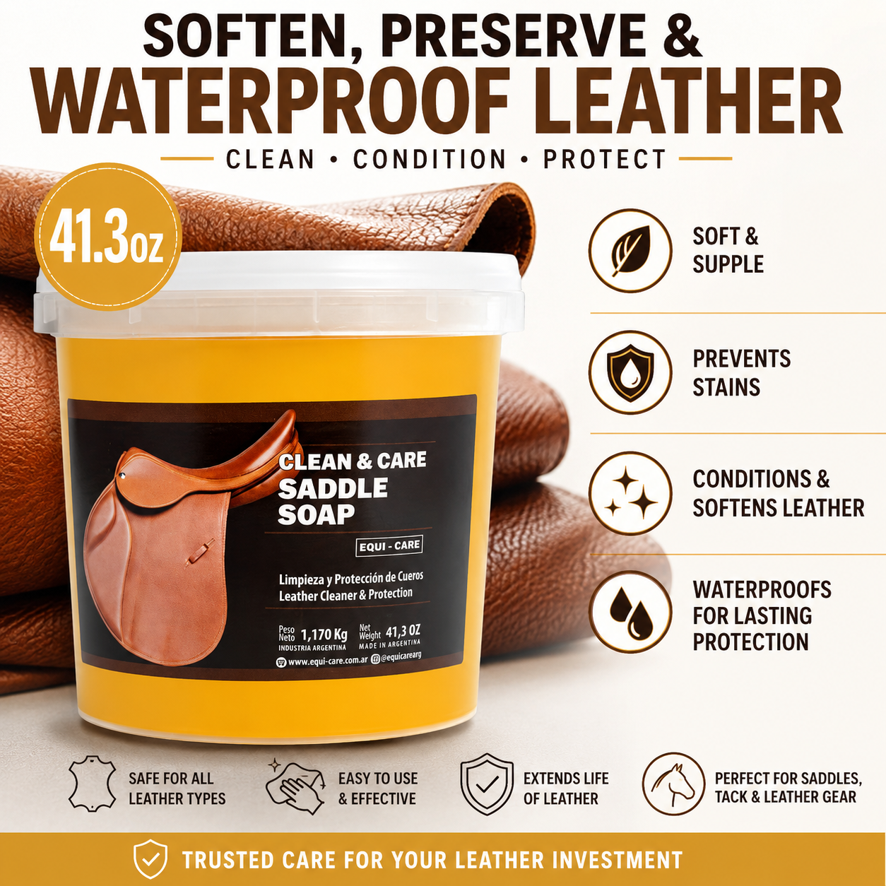 Saddle Soap 41.2oz